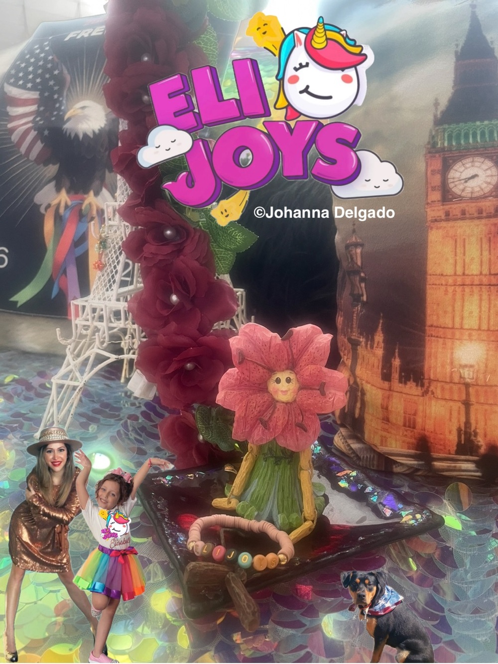 ELIJOYS - Mauve Unisex Beaded Bracelet OS